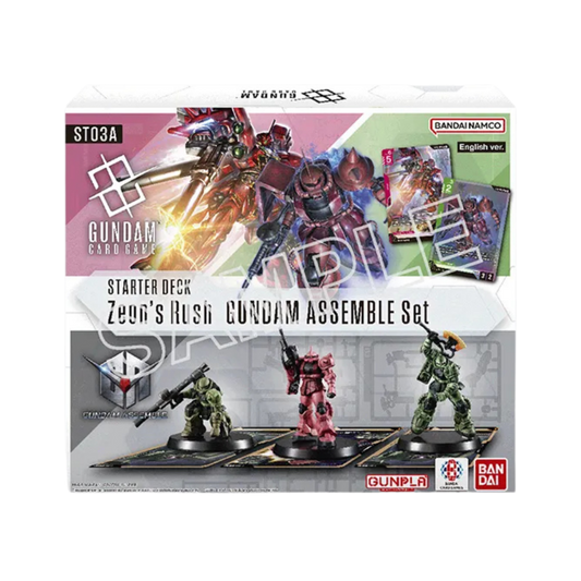 Gundam TCG X Gundam Assemble: Starter Deck Zeon's Rush ST03A