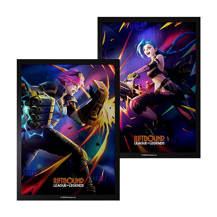 Riftbound: League of Legends - Vendetta Vi Vs Jinx Art Sleeves