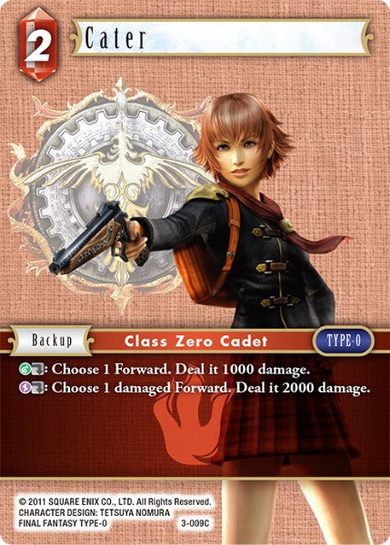 (009) Final Fantasy TCG Opus III Single: Cater (3-009) Holo Common