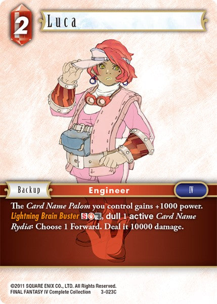 (023) Final Fantasy TCG Opus III Single: Luca (3-023) Holo Common