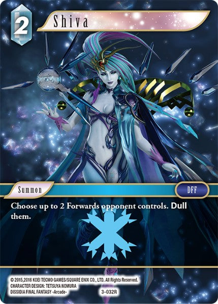 (032) Final Fantasy TCG Opus III Single: Shiva (3-032) Holo Rare