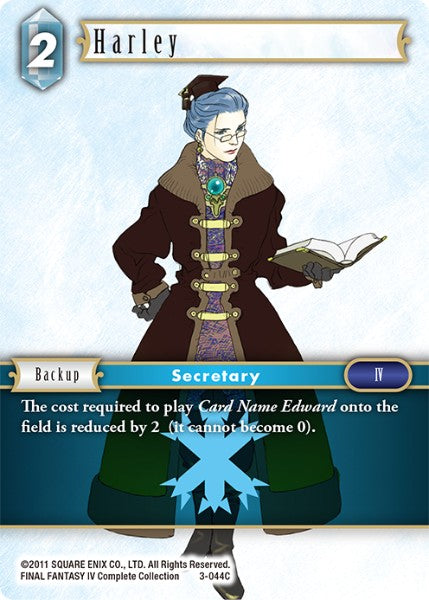 (044) Final Fantasy TCG Opus III Single: Harley (3-044)  Common