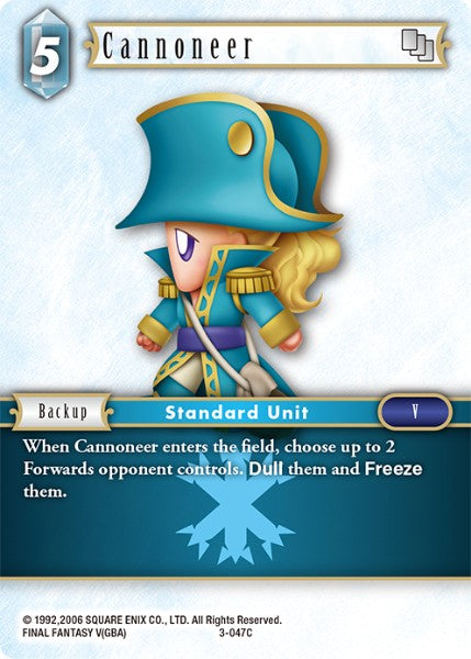 (047) Final Fantasy TCG Opus III Single: Cannoneer (3-047) Holo Common