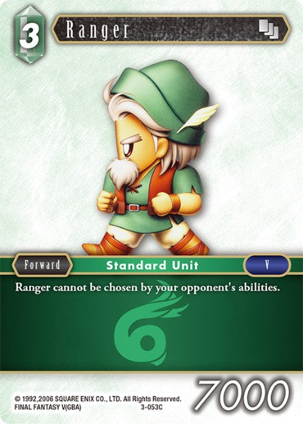 (053) Final Fantasy TCG Opus III Single: Ranger (3-053) Holo Common