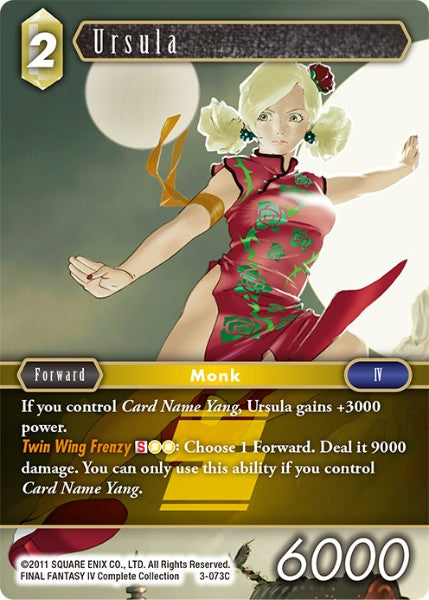 (073) Final Fantasy TCG Opus III Single: Ursula (3-073) Holo Common