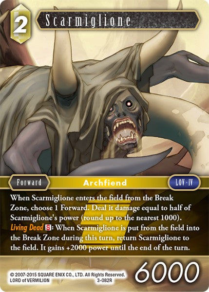 (082) Final Fantasy TCG Opus III Single: Scarmiglione (3-082) Holo Rare
