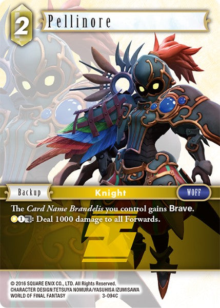 (094) Final Fantasy TCG Opus III Single: Pellinore (3-094)  Common
