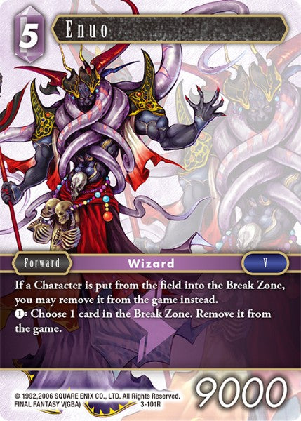 (101) Final Fantasy TCG Opus III Single: Enuo (3-101)  Rare