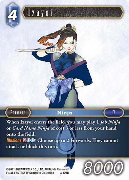 (124) Final Fantasy TCG Opus III Single: Izayoi (3-124) Holo Rare