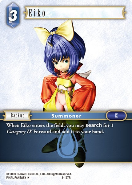 (127) Final Fantasy TCG Opus III Single: Eiko (3-127) Holo Rare
