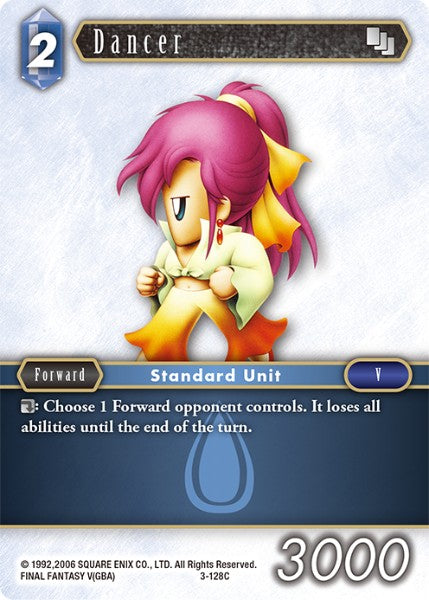 (128) Final Fantasy TCG Opus III Single: Dancer (3-128) Holo Common
