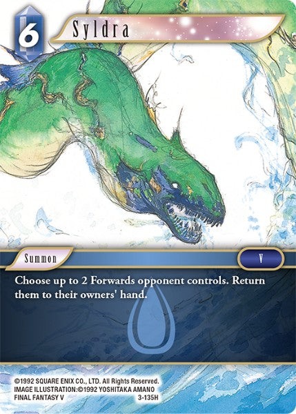 (135) Final Fantasy TCG Opus III Single: Syldra (3-135)  Hero