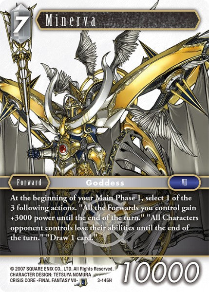 (146) Final Fantasy TCG Opus III Single: Minerva (3-146)  Hero