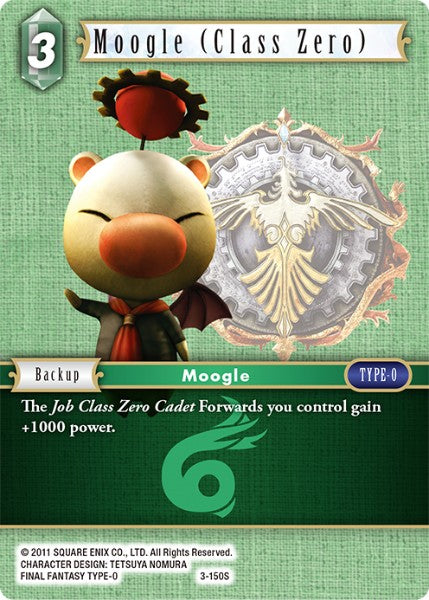 (150) Final Fantasy TCG Opus III Single: Moogle (Class Zero) (3-150) Holo Starter