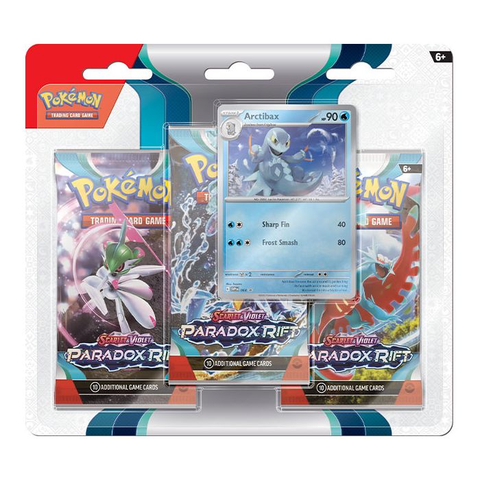 Pokemon TCG: Scarlet & Violet Paradox Rift - 3-Pack Display - Arctibax