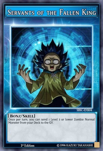 (S04) YuGiOh TCG SBSC: Speed Duel: Scars of Battle Single: Servants of the Fallen King (Skill)  Super Rare