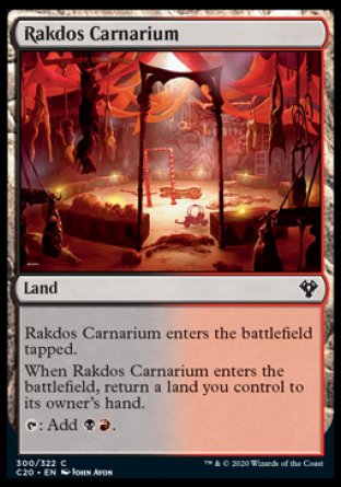 (300/322) Magic The Gathering Commander: Ikoria Single: Rakdos Carnarium  Common