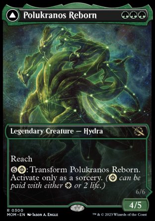 (300) Magic The Gathering March of the Machine: Extras Single: Polukranos Reborn // Polukranos, Engine of Ruin  Rare