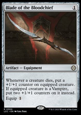 (300) Magic The Gathering Commander: The Lost Caverns of Ixalan Single: Blade of the Bloodchief  Rare