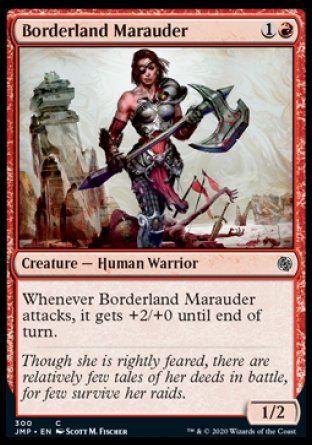 (300) Magic The Gathering Jumpstart Single: Borderland Marauder  Common