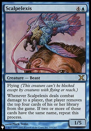 (105) Magic The Gathering The List Single: Scalpelexis  Rare