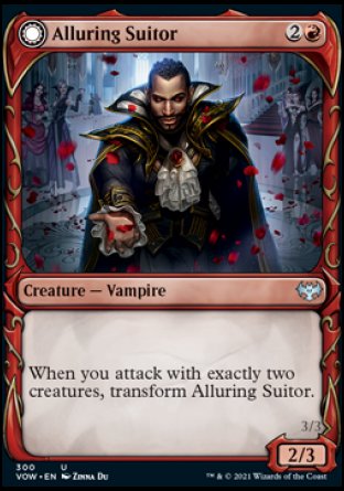 (300) Magic The Gathering Innistrad: Crimson Vow: Extras Single: Alluring Suitor // Deadly Dancer  Uncommon
