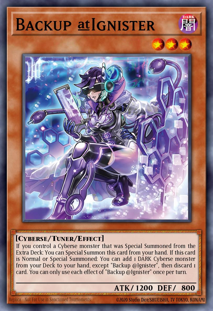 (002) YuGiOh TCG ALIN: Alliance Insight Single: Backup @Ignister (V.1 - Ultra Rare)  Ultra Rare
