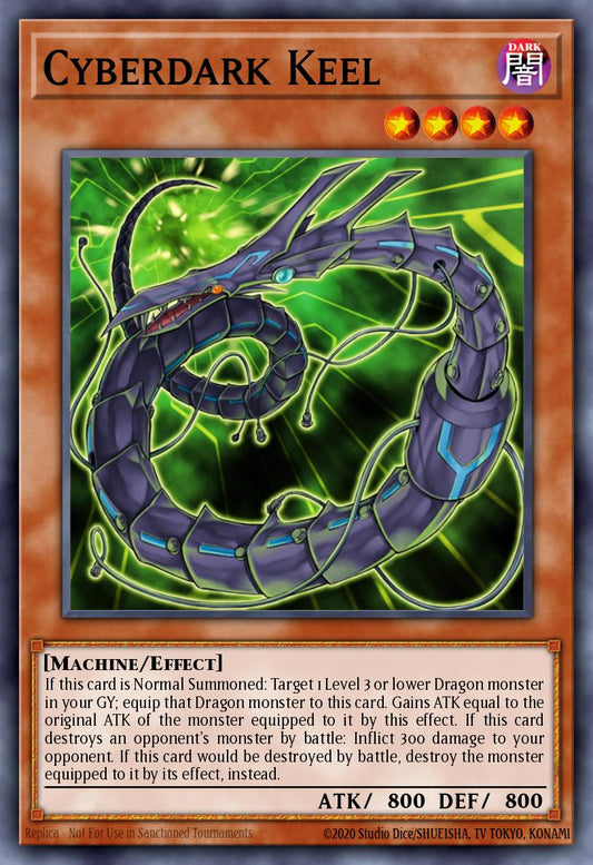 (028) YuGiOh TCG LEDU: Legendary Duelists Single: Cyberdark Keel  Common