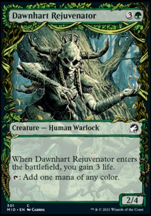 (301) Magic The Gathering Innistrad: Midnight Hunt: Extras Single: Dawnhart Rejuvenator  Common