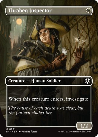 (301) Magic The Gathering Innistrad Remastered: Extras Single: Thraben Inspector Holo Common