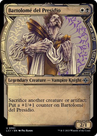 (301) Magic The Gathering The Lost Caverns of Ixalan: Extras Single: Bartolom������ del Presidio Holo Uncommon