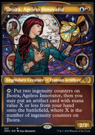 (301) Magic The Gathering Dominaria United: Extras Single: Jhoira, Ageless Innovator (V.1) Holo Rare