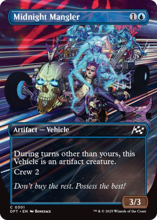 (301) Magic The Gathering Aetherdrift: Extras Single: Midnight Mangler Holo Common