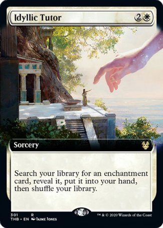 (301) Magic The Gathering Theros Beyond Death: Extras Single: Idyllic Tutor Holo Rare