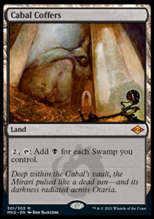 (301) Magic The Gathering Modern Horizons 2 Single: Cabal Coffers (V.1)  Mythic
