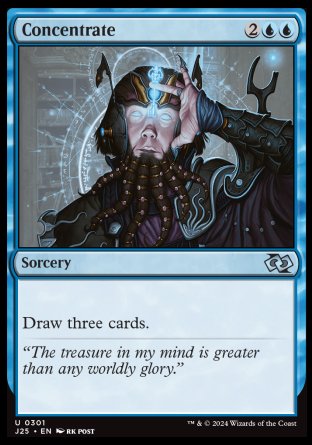 (301) Magic The Gathering Foundations Jumpstart Single: Concentrate  Uncommon