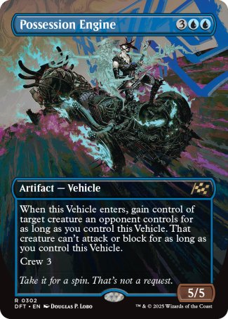 (302) Magic The Gathering Aetherdrift: Extras Single: Possession Engine  Rare