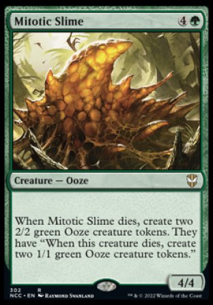 (302) Magic The Gathering Commander: Streets of New Capenna Single: Mitotic Slime  Rare