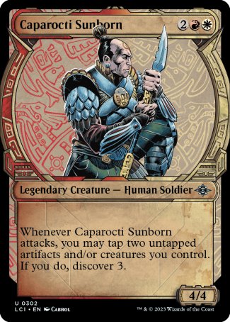 (302) Magic The Gathering The Lost Caverns of Ixalan: Extras Single: Caparocti Sunborn Holo Uncommon