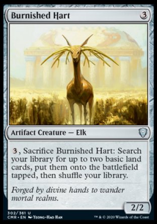 (302/361) Magic The Gathering Commander Legends Single: Burnished Hart  Uncommon