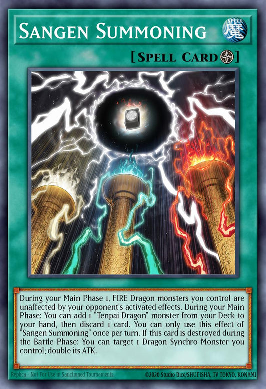 (059) YuGiOh TCG LEDE: Legacy of Destruction Single: Sangen Summoning  Common