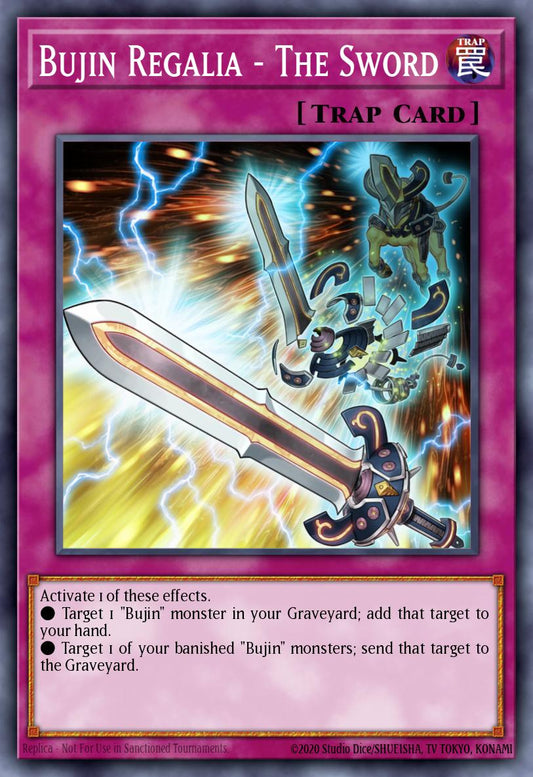 (107) YuGiOh TCG MP14: 2014 Mega-Tins Mega-Pack Single: Bujin Regalia - The Sword  Common