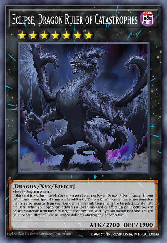 (048) YuGiOh TCG ALIN: Alliance Insight Single: Eclipse, Dragon Ruler of Catastrophes (V.1 - Ultra Rare)  Ultra Rare
