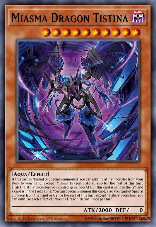 (DUAD020) YuGiOh TCG Duelist’s Advance Single: Miasma Dragon Tistina  Common