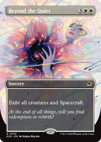 (303) Magic The Gathering Edge of Eternities: Extras Single: Beyond the Quiet  Rare