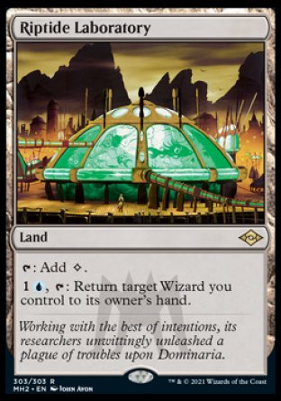 (303) Magic The Gathering Modern Horizons 2 Single: Riptide Laboratory (V.2) Holo Rare