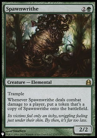 (171) Magic The Gathering The List Single: Spawnwrithe  Rare