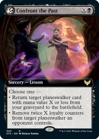 (303) Magic The Gathering Strixhaven: School of Mages: Extras Single: Confront the Past Holo Rare