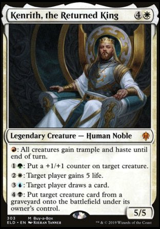 (303) Magic The Gathering Throne of Eldraine: Extras Single: Kenrith, the Returned King  Mythic