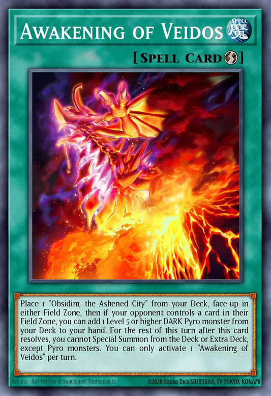(095) YuGiOh TCG PHNI: Phantom Nightmare Single: Awakening of Veidos (V.1 - Ultra Rare)  Ultra Rare